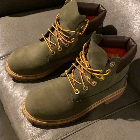 Beef & Broccoli Timberlands - Picture 2 of 2